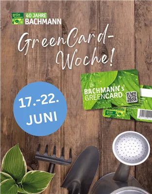 GreenCard-Woche | 17. bis 22.06.2024