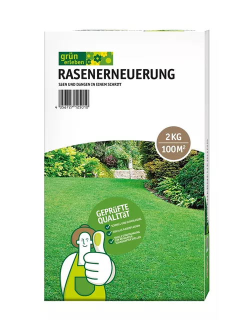 Rasenerneuerung 2 in 1