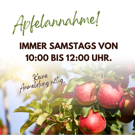 Apfelannahme! Apfelannahme!